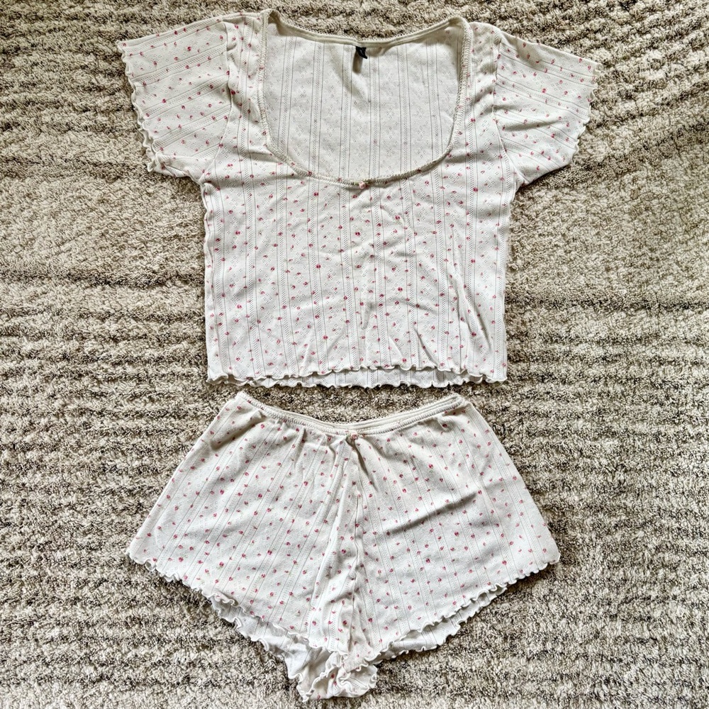 Blush Lingerie Dream Pointelle Sleep Set